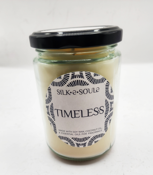 Elegant Premium, All-Natural Scented Soy Candle - TIMELESS