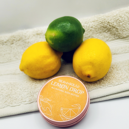 Universal Organic All-Natural Scented Body Butter- LEMON DROP (Signature Fragrance)